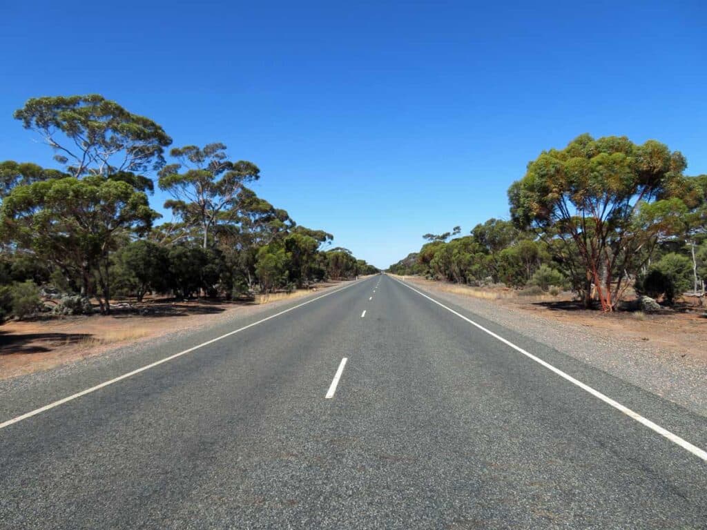 The Eyre Highway.