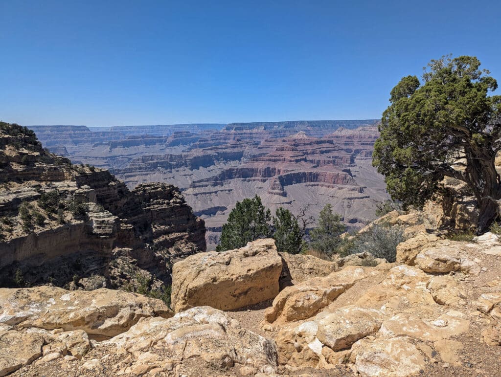 Powell Point on the Hermit Road in Grand Canyon National Park.