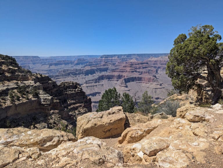 Powell Point on the Hermit Road in Grand Canyon National Park.
