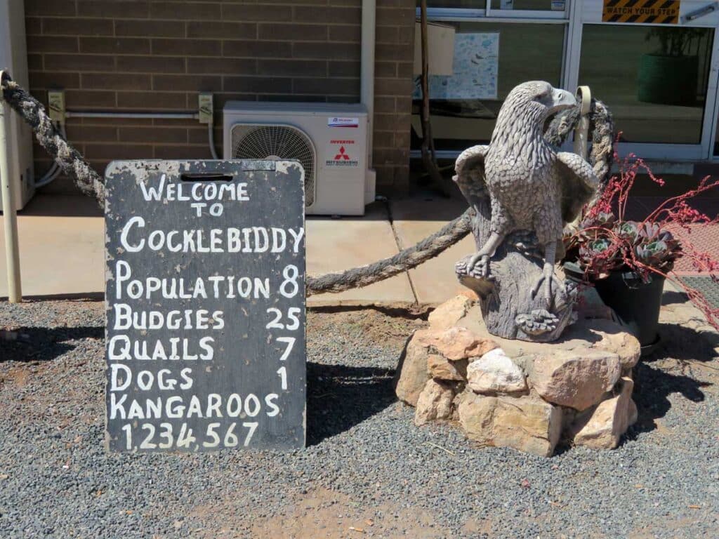 Cocklebiddy Roadhouse on the Nullarbor Plain, Western Australia.