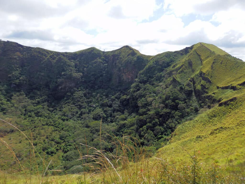 Crater San Fernando on Volcan Masaya, Nicaragua.