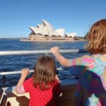 Exploring Sydney Harbour.