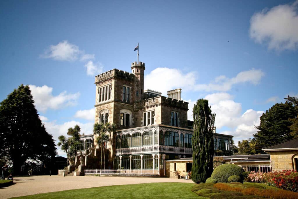 Larnach Castle on the Otago Peninsula, New Zeealand.