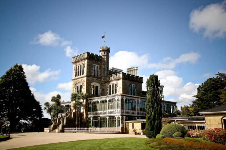 Larnach Castle on the Otago Peninsula, New Zeealand.