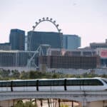The Las Vegas Monorail.