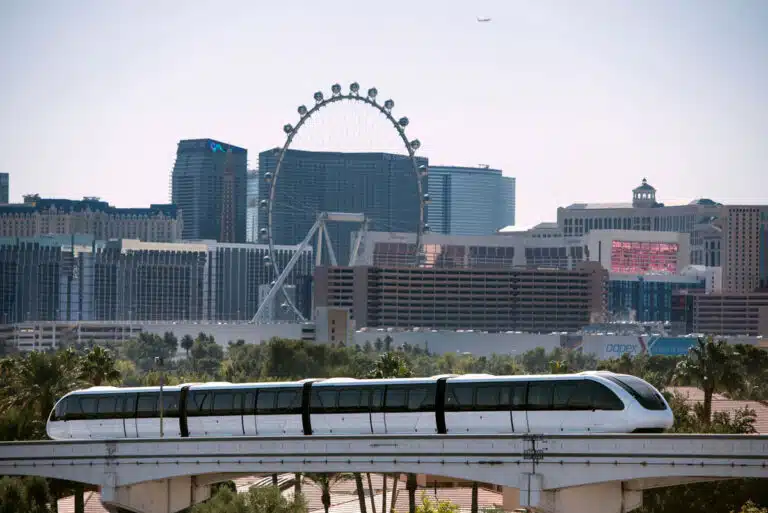 The Las Vegas Monorail.