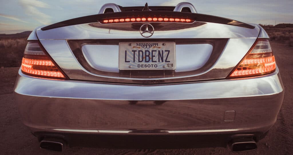 Mississippi numberplate.