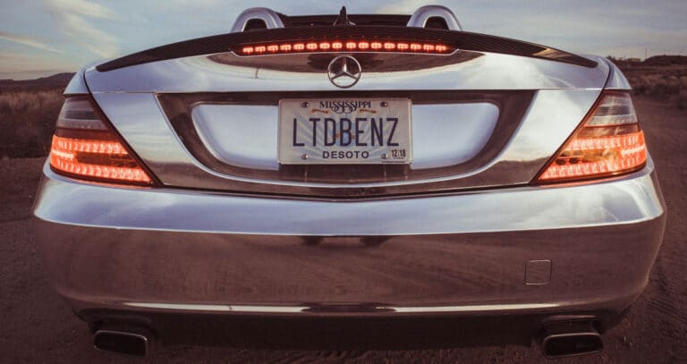 Mississippi numberplate.