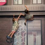 Visual trickery at the Museum of Illusions, Las Vegas.