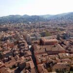 View from the top of the Torre di Asinelli, Bologna.