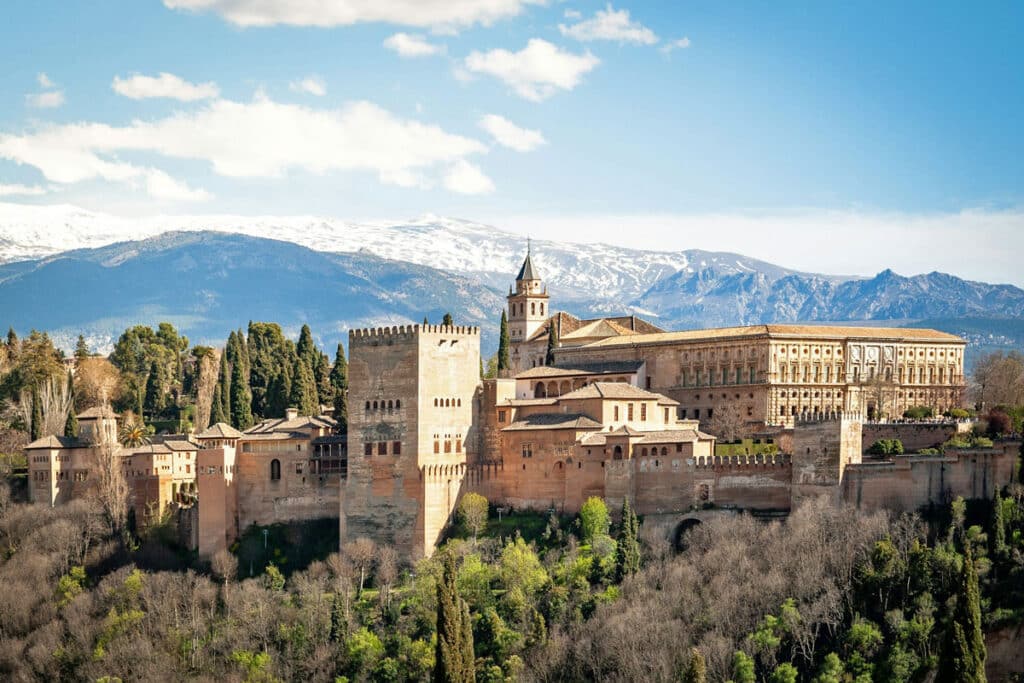 The Alhambra in Granada, Spain.