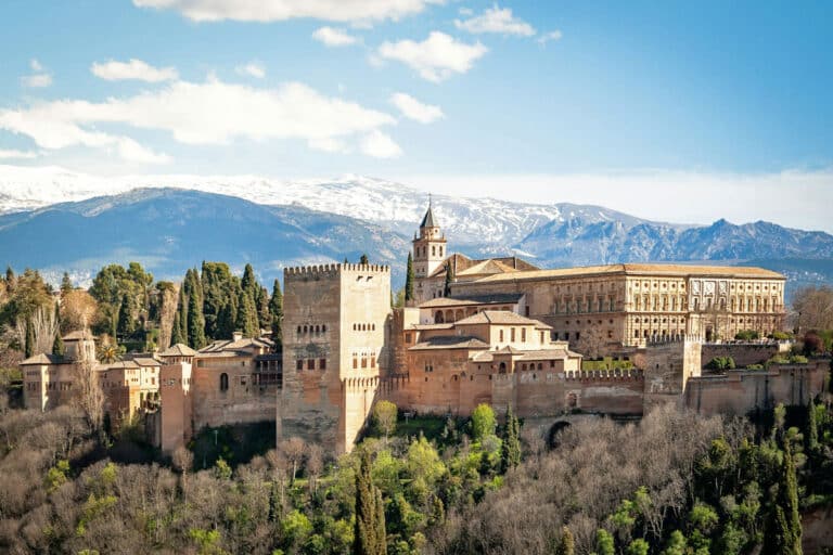 The Alhambra in Granada, Spain.