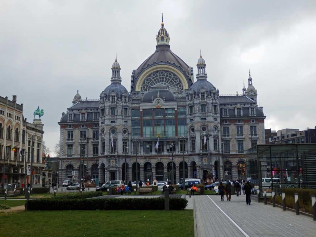 Antwerp Centraal Station.