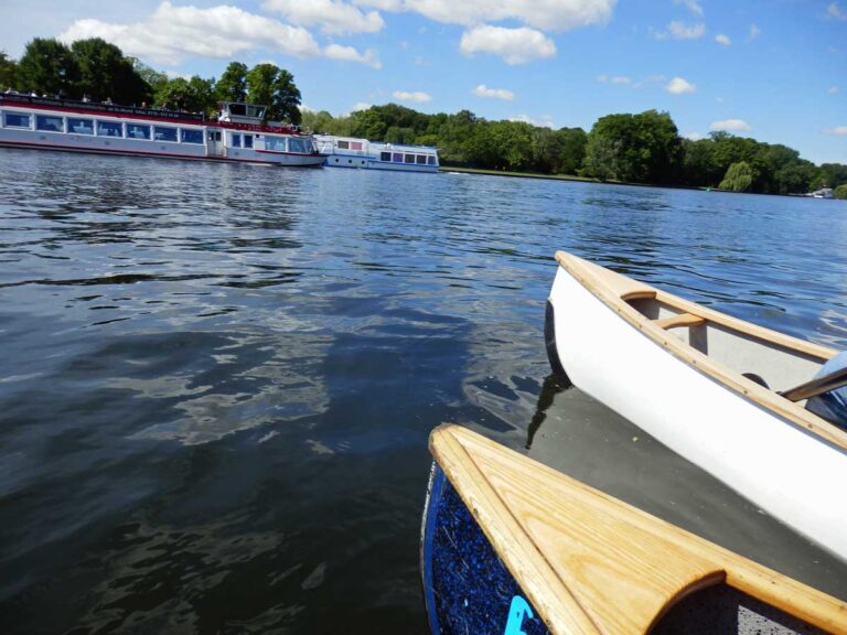 Canoeing in Berlin.