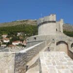 The Dubrovnik city walls are best walked later in the day.