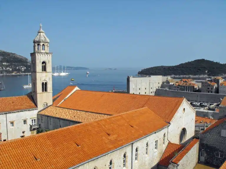 Dubrovnik from the city walls.