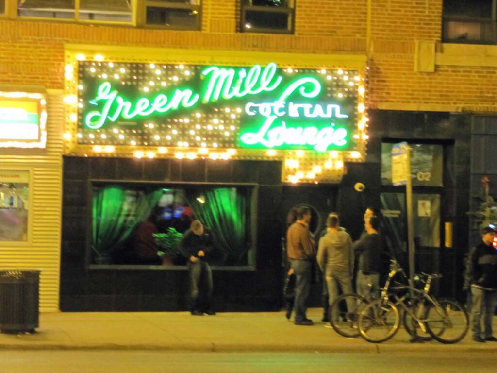 The Green Mill cocktail lounge in Chicago.