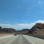 On the drive from Kingman to Las Vegas.