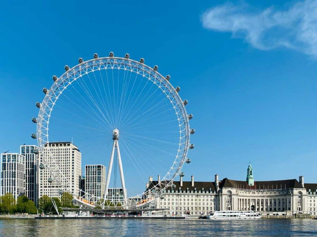 The London Eye.