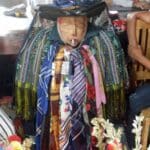 Maximón in Santiago de Atitlán, Guatemala.