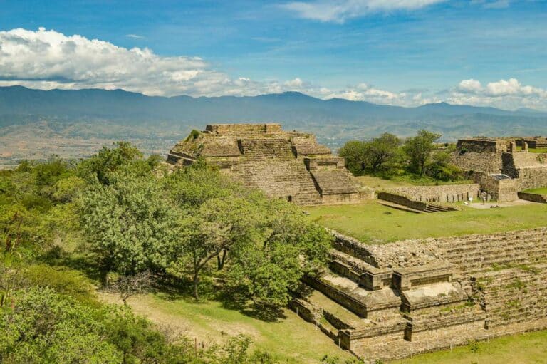 Monte Alban in Oaxaca, Mexico.