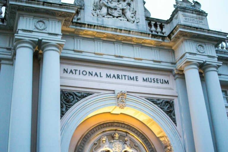 The National Maritime Museum in Greenwich, London.