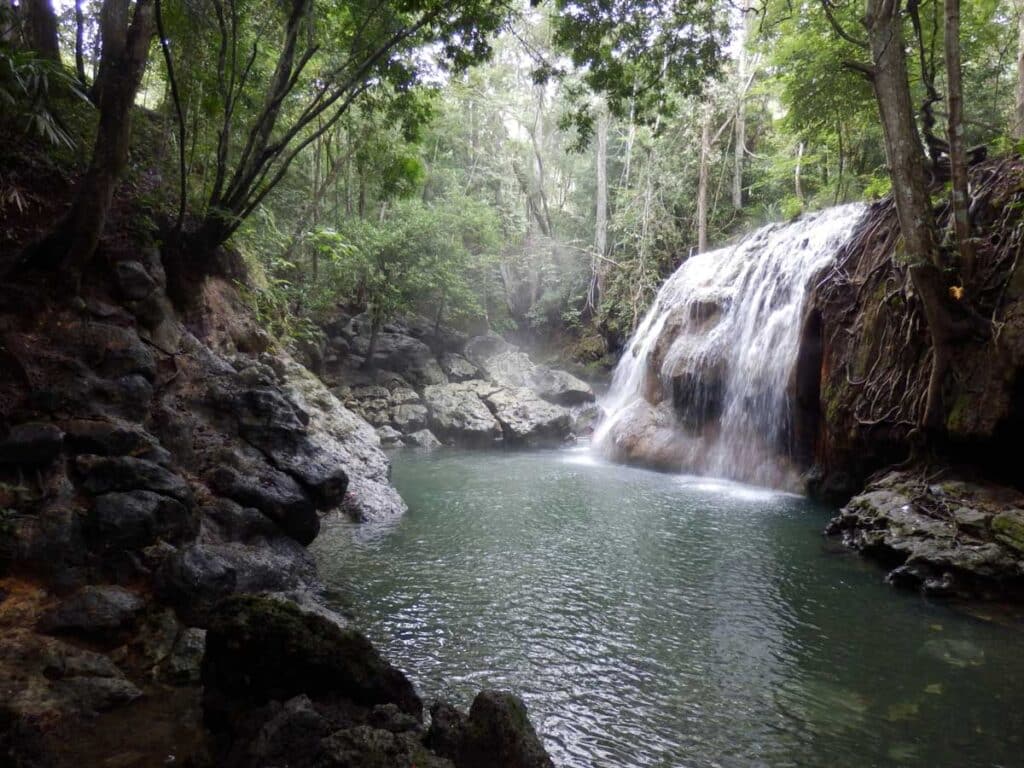 Natural pool near the Cueva del Tigre, Guatemala.