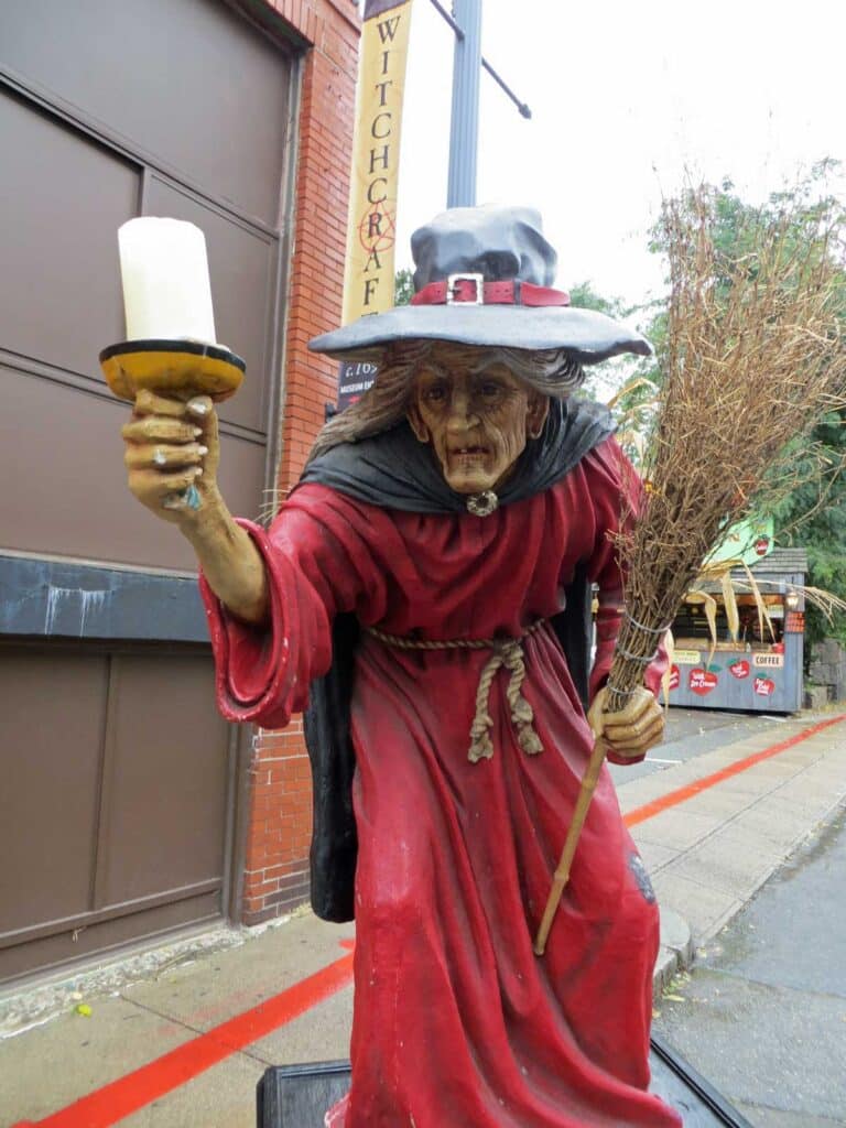One of many witches in Salem, Massachusetts.