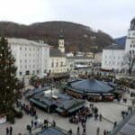 The Christmas Market in Salzburg, Austria.
