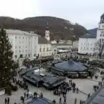 The Christmas Market in Salzburg, Austria.
