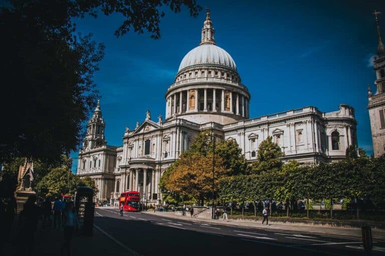 St Paul's Cathedral in London, England.