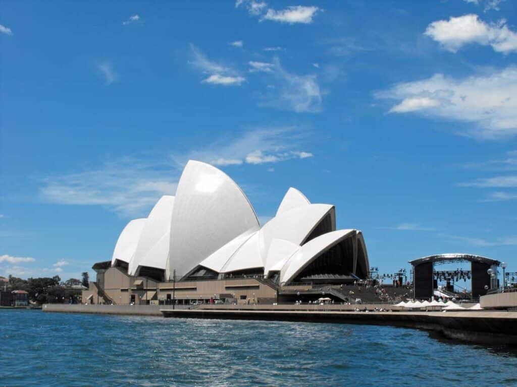 The Sydney Opera House.