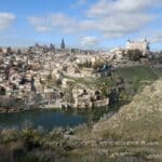 View of Toledo from the surrounding hills.