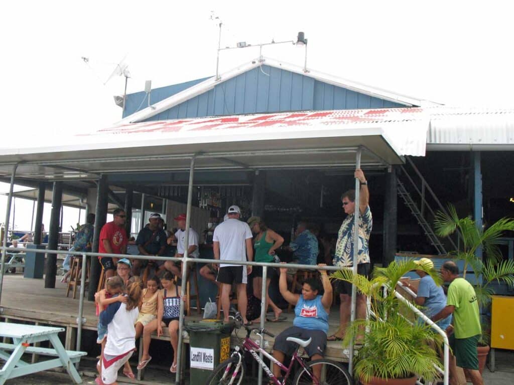 Trader Jack's on Rarotonga, the Cook Islands.