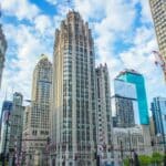 The Tribune Tower in Chicago.