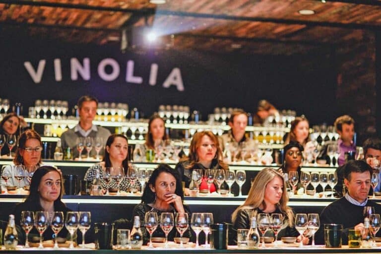 The Vinolia wine tasting room in Santiago, Chile.