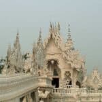 Wat Rong Khun - the White Temple in Chiang Mai, Thailand.