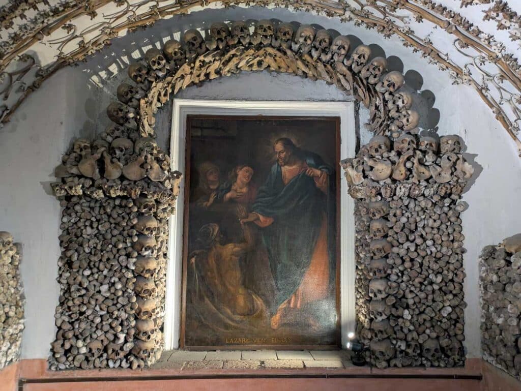 The Crypt of the Resurrection in the Convento dei Cappuccini, Rome.