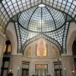 Inside the Four Seasons Gresham Palace, Budapest.