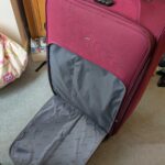 My poor, fatally wounded suitcase.