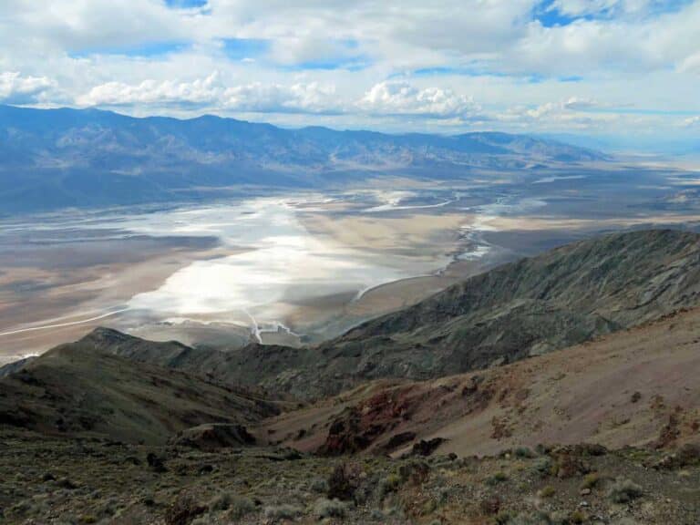 Death Valley and Badwater Basin from Dante's View, California.