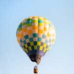 Hot air balloon in Tuscany.