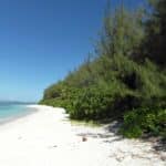 The beach at Ritidian Point, Guam.