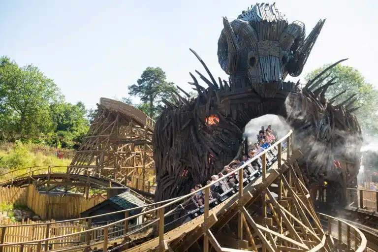 The Wicker Man rollercoaster at Alton Towers.
