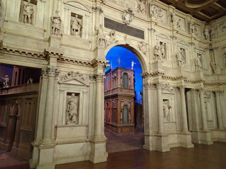 The Teatro Olimpico in Vicenza, Italy.