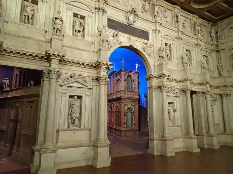 The Teatro Olimpico in Vicenza, Italy.
