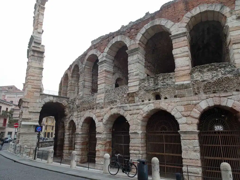 The Arena in Verona, Italy.