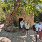 The queue outside the House of the Virgin Mary near Ephesus, Turkey.
