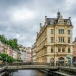 Karlovy Vary in Czechia.