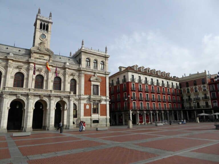 Plaza Mayor in Valladolid, Spain.